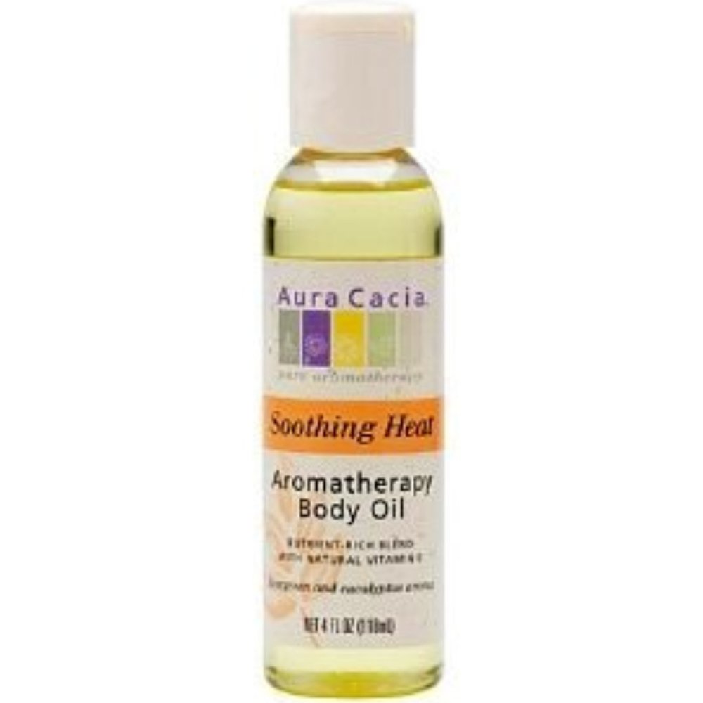 Aura Cacia Soothing Heat, Aromatherapy Body Oil 4